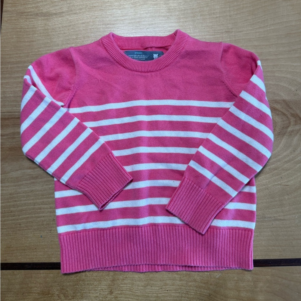 Primary Pink Knit Sweater